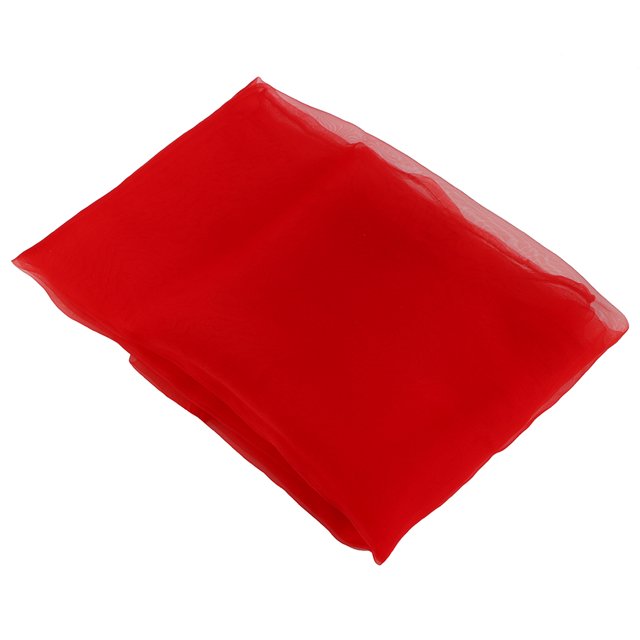 Bufanda roja con cenefas, cortina de gasa de tul Floral para puerta y ventana, Panel transparente