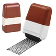 thumbnail image 2 of HOTBEST Identity Theft Protection Roller Stamp Identity Guard Roller Stamp Wide Rolling Security Stamp for ID Privacy Confidentiality and Address Blocker Portable Self-Inking(Pink/Blue/Brown/Yellow), 2 of 8