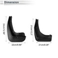 thumbnail image 3 of Guardabarros delanteros y traseros únicos para BMW Serie 1 (116i/118i) F20 2012-2016 con accesorios de montaje 1 juego, 3 of 6