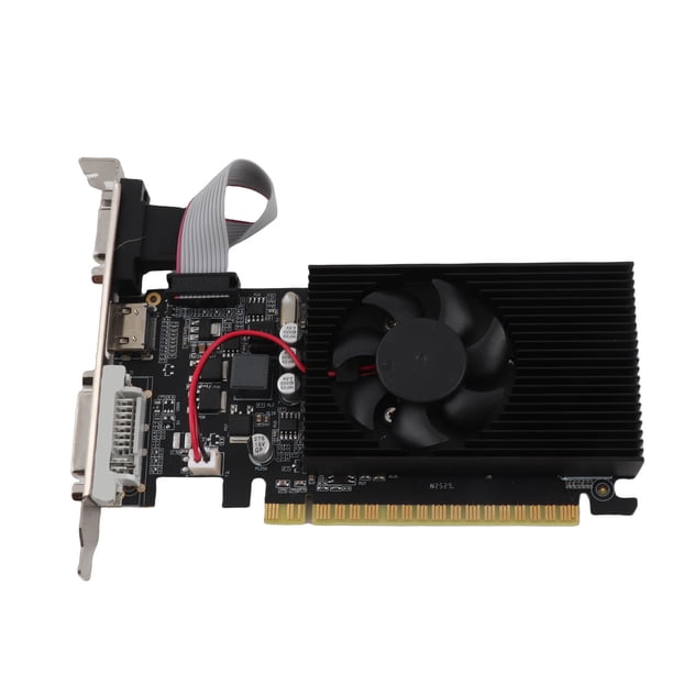 Tarjeta De Vídeo Para Juegos, Tarjeta Gráfica De Escritorio PCI Express X16 3.0, Salida DVI HD VGA De Perfil Bajo De 4 GB Para Computadora
