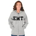 thumbnail image 3 of EMT First Responder Paramedic Rescue Zip Up Hoodie Men's Women's Brisco Brands S, 3 of 5