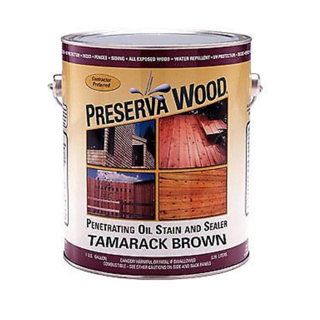 Preserva Wood Transparent Matte Tamarack OilBased OilBased Stain and