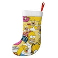 thumbnail image 2 of Simpsons Christmas Stocking Xmas Decorative Sock Double-Sided Print Hanging Gift Sock For Party & Tree Decoration 1pcs, 2 of 8