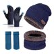 thumbnail image 1 of Gorro Bufanda Guantes Tejido Calcetín Frío Invierno Nio [u], 1 of 1