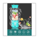 thumbnail image 5 of Licuadora eléctrica portátil, mini batidora de frutas de mano con 6 cuchillas, taza personal para jugos recargable por USB, 500 ml, C, 5 of 5