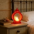 thumbnail image 2 of Vintage Clock-Style LED Lantern, Battery Operated Flameless Candle Light with Handle for Tabletop, Patio & Wedding Decor, 2 of 6