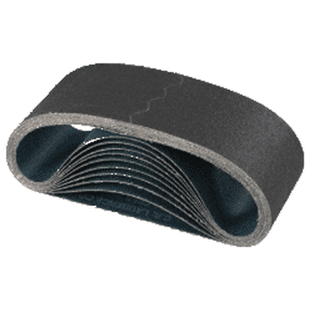 

CRL CRL4X2440X 4 x 24 40X Grit Glass Grinding Belts for Portable Sanders - 10/Bx