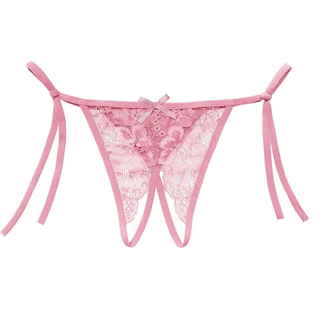 Lingerie For Women Women Thong Transparent Temptation Panties Thong Lace  Pants Ladies Briefs Panties Underwear Women 