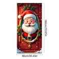 thumbnail image 3 of Ouuluon Festive Christmas Door Cover, 35X71 inch Curtain for Door Wall Holiday Party Decoration, 3 of 7