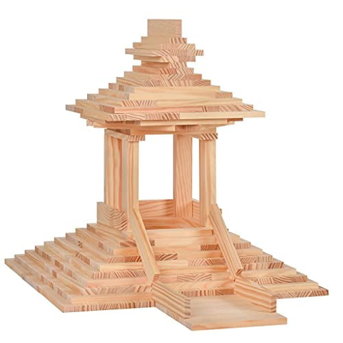 KAPLA 280 Piece Block Set With Red Advanced Animals And