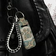 thumbnail image 3 of Yuyamidu Boho Dog Paw Chapstick Holder Keychain Neoprene Lip Balm Holder Lightweight Lip Gloss Keychain Portable Chapstick Tubes Holder Pocket for Women Girls Gifts, 3 of 6