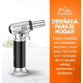 thumbnail image 2 of Antorcha Culinaria Acero Masterchef, Color Negro con Plata, 2 of 3
