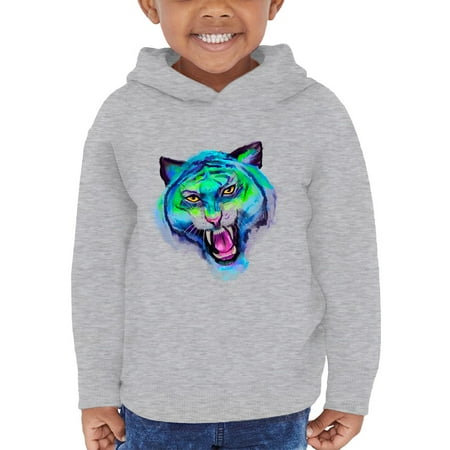 

Tiger Watercolor Hoodie Toddler -Rose Khan Designs 4 Toddler