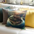 thumbnail image 3 of FANNA Short Plush Throw Pillow Cover 1PC Living Room Bedroom Outdoor Garden Sofa Decoration Comfortable Beautiful Practical 22x22in, 3 of 5