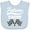 AE-Light Blue, variant on Inktastic Future Racer Car Racing Boys or Girls Baby Bib