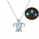 thumbnail image 5 of EeaseMX Collar de 3 cuentas luminosas con forma de tortuga de aleación, ideal como colgante para fiestas de cumpleaños, bisutería para mujeres y niñas (colores variados)., 5 of 8