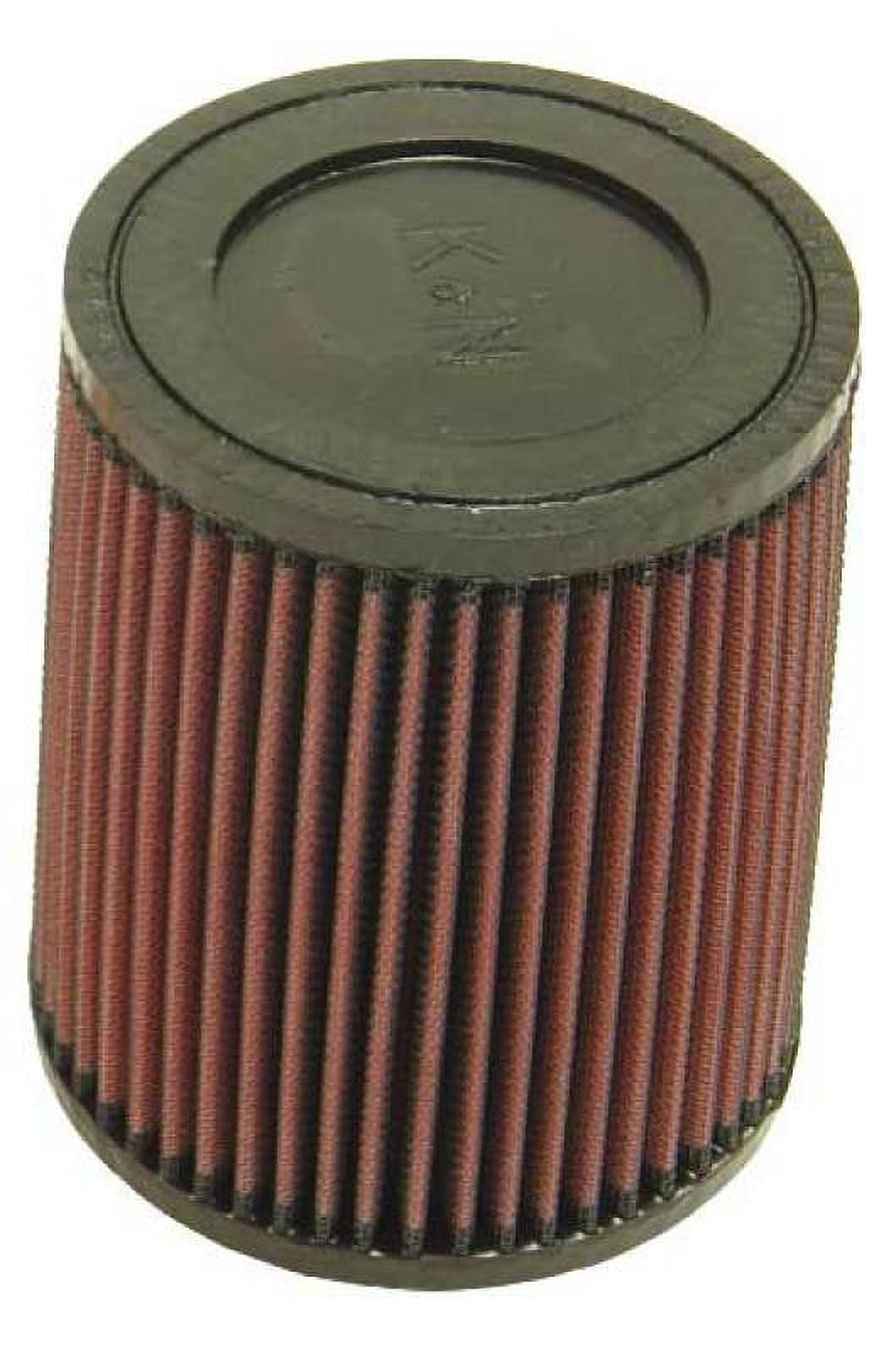 K&N RF-10410 Universal Clamp-On High Flow Air Filter - Washable & Reusable