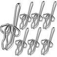 thumbnail image 1 of Ganchos para cortinas Ganchos para cortinas de metal, ganchos para cortinas de alta resistencia, ganchos para cortinas con cinta de cabecera para cortinas de metal, resistentes al óxido. z, 1 of 5