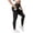 Black, variant on Women's Seamless High Waist Scrunch Leggings, Butt Lift Tummy Control Yoga Pants for Women, Tight Fit Peach Hip Workout Leggings with Side Pocket for Fitness, Gym and Daily Wear Black