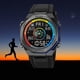 thumbnail image 5 of Reloj deportivo digital para exteriores, resistente al agua, con cronómetro y retroiluminación LED, para hombre y mujer. Reloj de pulsera militar multifunción., 5 of 9