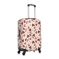 thumbnail image 3 of Daiia Autumn Brown Butterfly Luggage Cover, Thickened Washable Travel Luggage Covers, Elastic Unique Baggage Covers for 18-20 inch Luggage-Large, 3 of 9