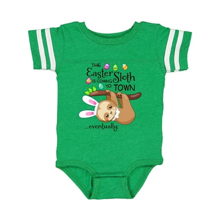 

Inktastic Easter Sloth with bunny ears- funny Gift Baby Boy or Baby Girl Bodysuit