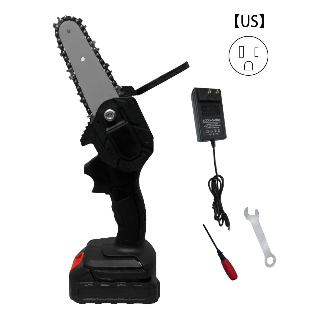 【intch.】ShankSuper110sWoolSlacksICESENSE Angseen Cordless Mini Chainsaw with 2 Batteries & Chains