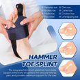 thumbnail image 2 of Toe Splint for Broken Toe, Toe Straightener, Broken Toe Support, Toe Brace for, 2 of 5