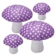 thumbnail image 1 of Faroles de papel Windspeed con forma de hongo de 20 cm y 30 cm, color morado, 4 unidades, 1 of 7