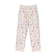 thumbnail image 6 of Uemuo Maple Leaves Pattern Men's Wide Leg Palazzo Lounge Pants with Pockets Light Weight Loose Comfy Casual Pajama Pants-X-Large, 6 of 9