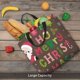 thumbnail image 5 of Balery Ho Ho Ho Merry Christmas Bolsa de Mano para Mujeres con Cremallera, Bolsa de Gimnasio con Compartimentos, Bolsa para Laptop, Bolsa para Trabajo, 5 of 7