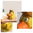 thumbnail image 2 of Pato Juguete Donald Trump Duck Doll Cute Decor (dedo Medio) Amarillo, 2 of 4