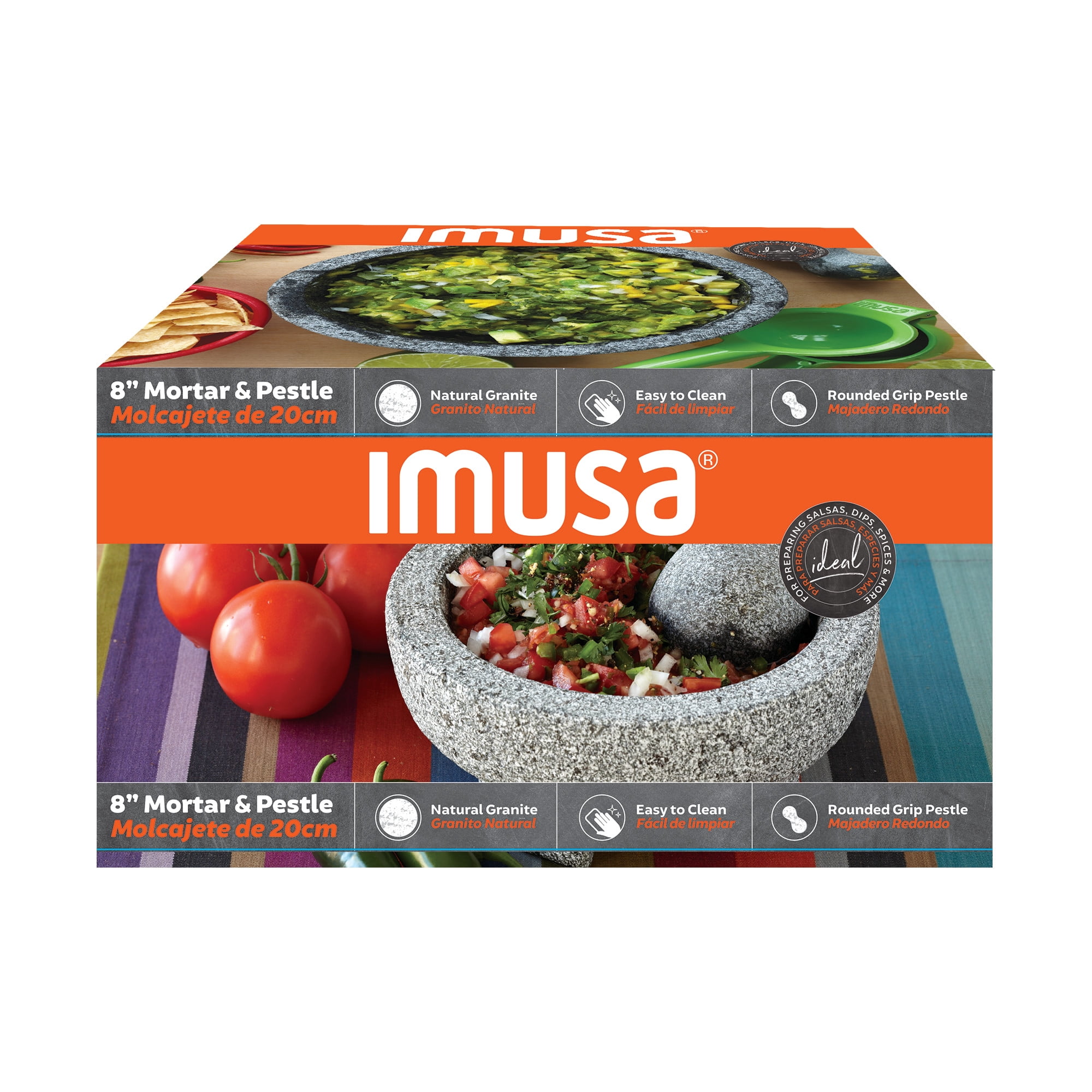 IMUSA  8in Granite Molcajete