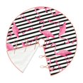 thumbnail image 3 of Salouo Flamingos Christmas Tree Skirt 36" Farmhouse Christmas Decorations Snowman Xmas Tree Skirt Tree Mat for Holiday Party Decor, 3 of 8