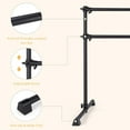 thumbnail image 4 of YANG2 4FT Ballet Barre Portable, Freestanding Double Ballet Barre Height Adjustable with Anti Slip Base, Heavy Duty Stretch Dance Bar for Home Workout Black, 4 of 10