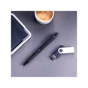 Zebra Pen 49802 G-750 Gel Pen, Retractable, Medium 0.7 Mm, Black; Blue Ink, Black Barrel, 2/pack