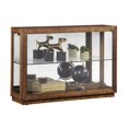 thumbnail image 1 of Home Fare Side Entry Lighted Display Cabinet in Warm Poplar Brown, 1 of 1