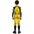 thumbnail image 5 of Litotal Superhero Outfit Halloween Clothes Kids,Superhero Onesie Jumpsuit Bodysuit Halloween Outfit Clothing Polyester,Boys Wolverine Yellow/S, 5 of 5