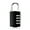 Balck, variant on Combination Lock Resettable 4 Digit Padlock Outdoor Waterproof Combo Lock for School Gym Locker Fence Gate Hasp Cabinet Toolbox Cases