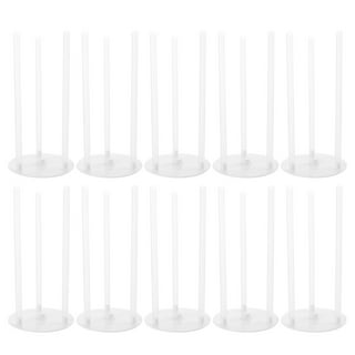 Racing Butterfly 10Pcs Cake Dowels White Plastic Cake Support Rods Round  Dowels Straws Reusable
