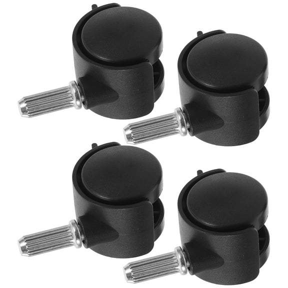 unbranded 4pcs Replacement Swivel Caster Wheels With Locking Brakes Heavy Duty Pu Wheels Supply For Carts Furniture And Workbenches