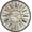 Brown, variant on Decorative Black Large 24" Metal Wall Clock for Living Room - Modern Farmhouse Wall Décor