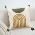 thumbnail image 1 of New Indian Plush Pillowcase With Loop Velvet Tassels Modern Simplicity Ins Style Office Cushion Pillowcase Set Gift, 1 of 6
