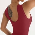 thumbnail image 6 of Tqcoqu Womens Summer Dresses Sleeveless Crew Neck 2 in 1 Mini Dresses Casual Bodycon Athletic Workout Trendy Yoga Dresses,Red,Women's S-XL, 6 of 9