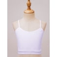 thumbnail image 2 of MSemis Kids Girls Ribbed Copped Vest Tops for Girls Dance Yoga Sports Bras Camisole Underwear Light Purple M, 2 of 7