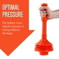 thumbnail image 3 of JS Jackson Supplies  Professional Bellows Accordian Style Toilet Plunger - N/A Orange, 3 of 9