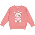 thumbnail image 2 of Inktastic Cute Teddy Bear with Heart Love Toddler Sweatshirt, 2 of 4