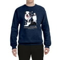 thumbnail image 2 of If It's Not an Australian Shepherd It's Just a Dog Gift | Mens Dog Lover Crewneck Graphic Sweatshirt, Vintage Heather Navy, 3XL, 2 of 3