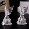 thumbnail image 2 of LED Light Transparent Creative Shape High Durability Shatterproof Energy-saving Decorative Acrylic 3D Angel Night Light Desktop Decoration for Home, 2 of 10