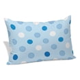 Blue Polka Dot Standard Size Pillow Cover, Pillowcase Protectors with ...